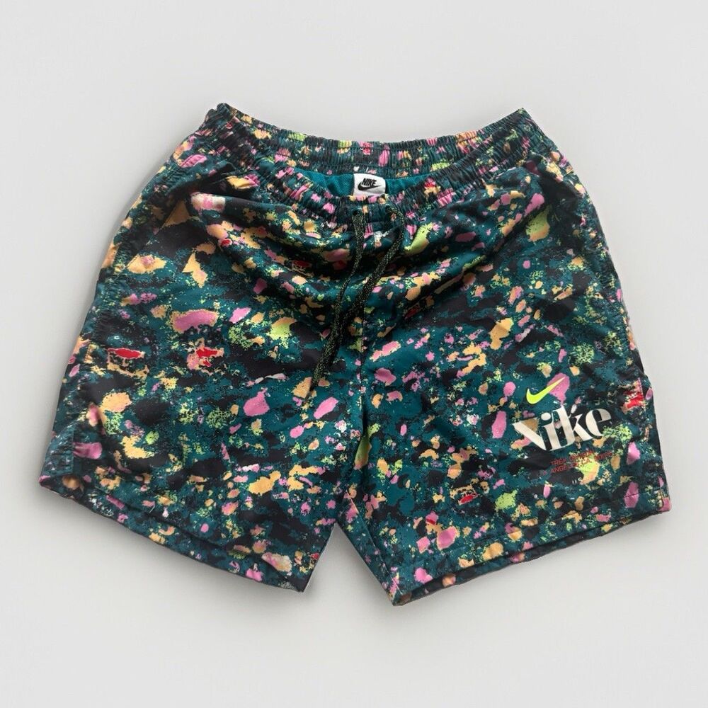 Nike‎ Trek Division Woven Flow Shorts Splatter Print S